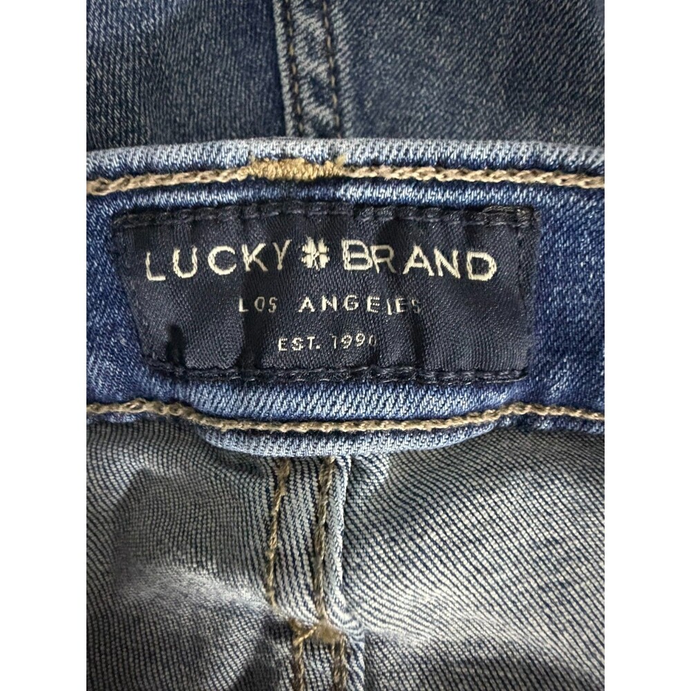 Lucky Brand Bridgette Skinny Jeans Womens 8/29 Distressed Ankle Stretch - Picture 10 of 14